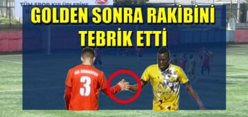 RAKİBİNİ TEBRİK ETTİ !