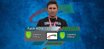 Osmaniye İstiklalspor, Fatih Köse Transferi ile Savunmasını Güçlendiriyor